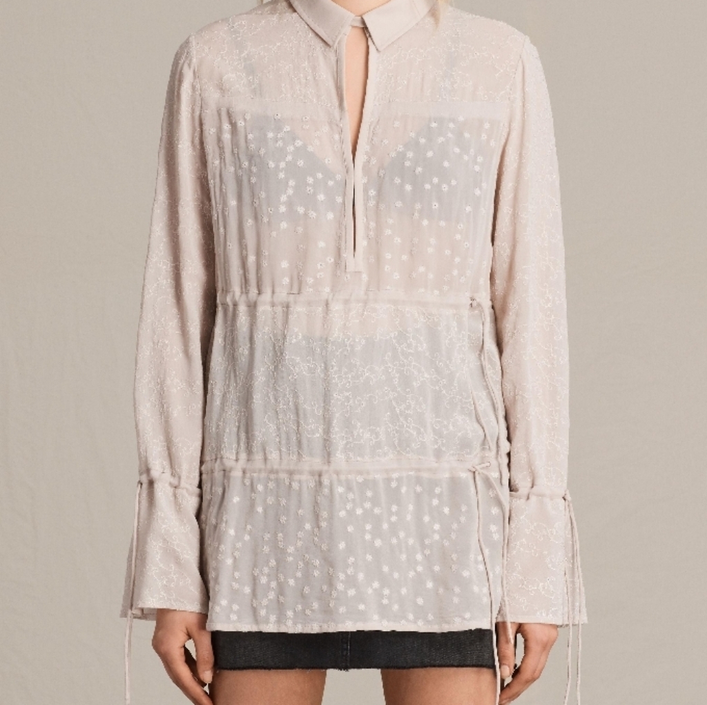 Allsaints New Vintage Pink Top, Small